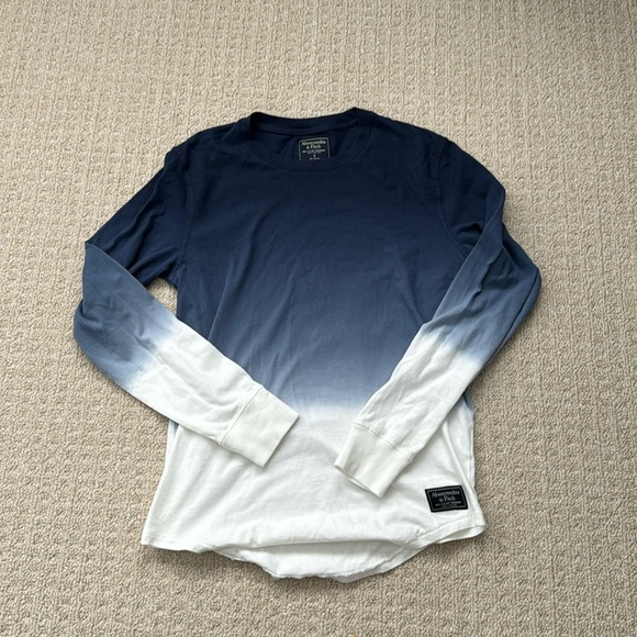 abercrombie and fitch men’s tie die shirt size small guc long sleeve - Picture 1 of 4